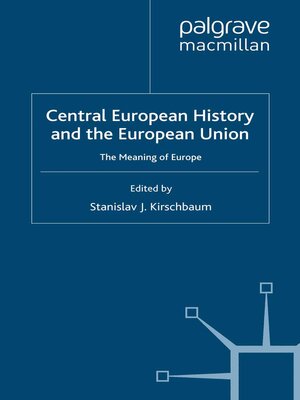 cover image of Central European History and the European Union